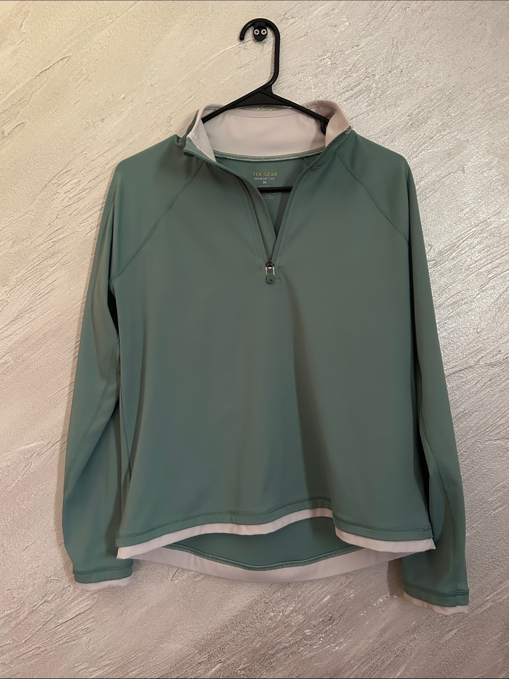 Light Green Half-Zip Pullover